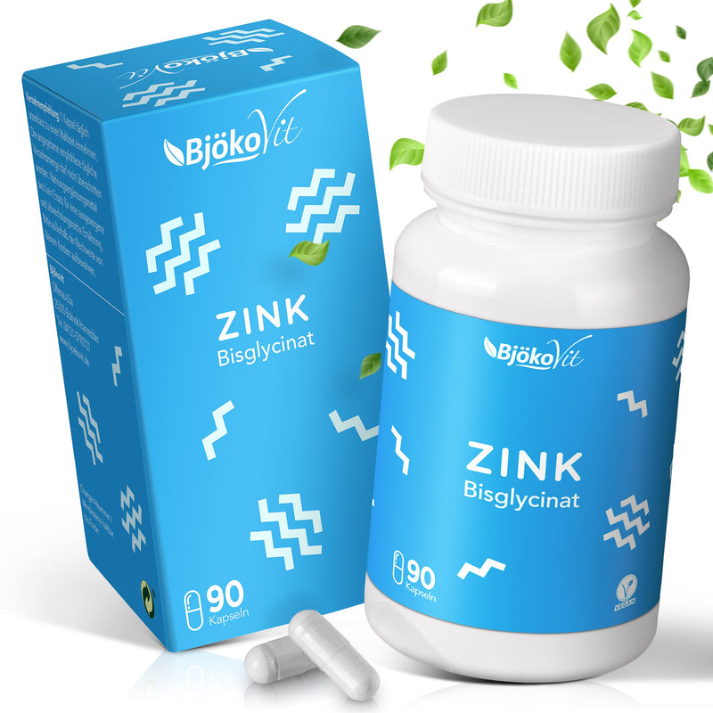 Zinc Tablets (Capsules) By Bj√∂Kovit | 25 Mg Bisglycinate High Dose And Vegan I Dietary Supplement Without Additives | Small Zinc Capsules Instead Of Large Tablets - NewNest Australia