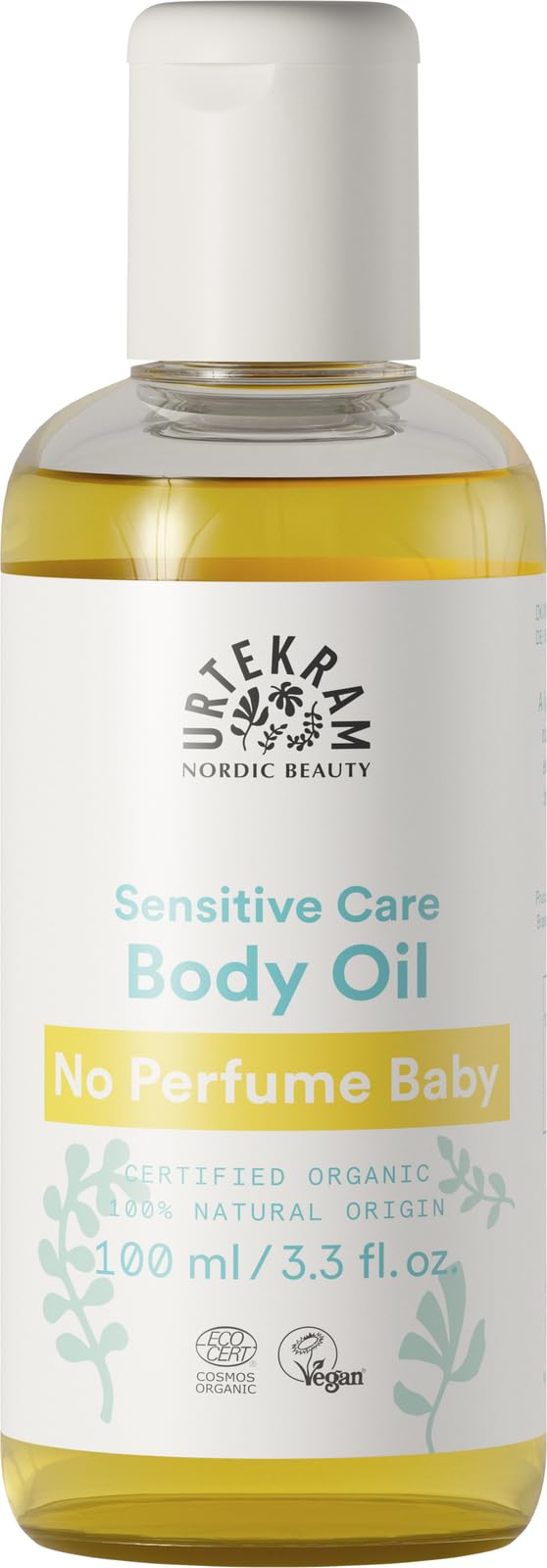 Urtekram No Perfume Baby Body Oil ORGANIC, loving care, 100 ml - NewNest Australia