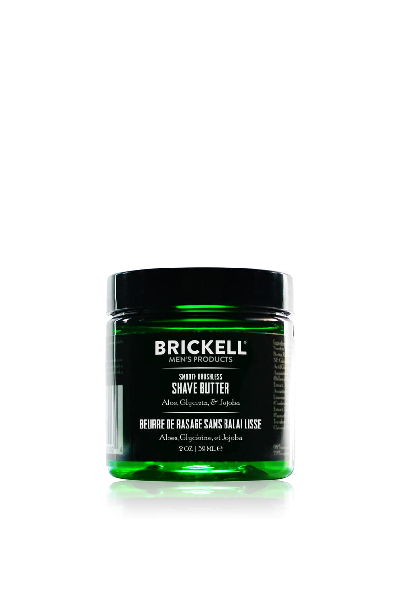 Brickell Men's Products Smooth Brushless Shaving Butter - Natural and Organic (Odorless, 59 mL) Odorless 59 ml (Pack of 1) - NewNest Australia