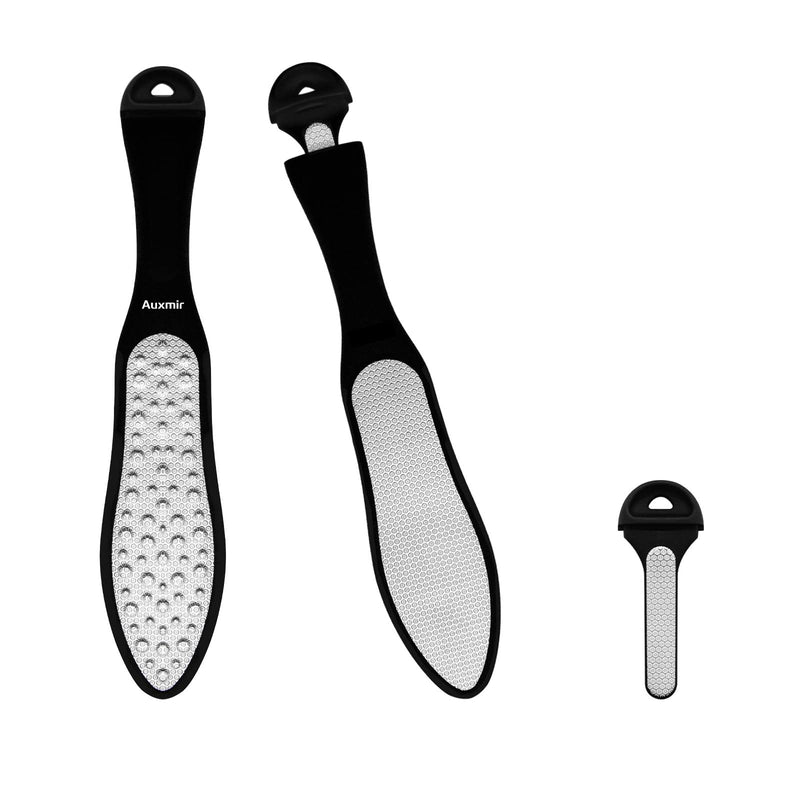 Auxmir Callus File Callus Planer, Upgrade 3 in 1 Design, Coarse/Fine/Mini Callus Rasp Foot File Callus Remover for Pedicure, Foot Care, Double Sided, Rustproof, 1 Piece 1 Piece (Pack of 1) - NewNest Australia