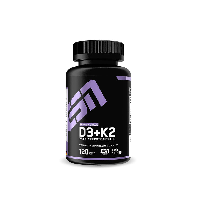 ESN Vitamin D3+K2, 120 caps single - NewNest Australia