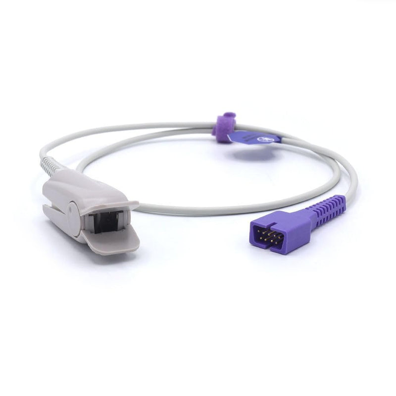 Compatible Nellcor DS100A Spo2 Sensor Adult Finger Clip 3.2ft 9 Pins Connector FDA/CE Approved - NewNest Australia