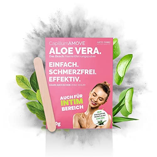Capillum Amove Aloe Vera 300 G Premium Hair Removal Cream Intimate Area Women - Gentle Hair Removal Powder Women Painless Shower Intimate Hair Removal Cream Women Without Additives With Neutral Odour - NewNest Australia