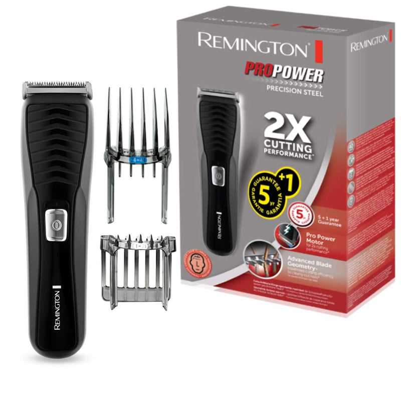 Remington hair clipper HC7110, (LED charging indicator, high-quality stainless steel blades, 17 length settings + 2 attachment combs, mains/battery operation, lithium) ProPower Precision hair clipper - NewNest Australia