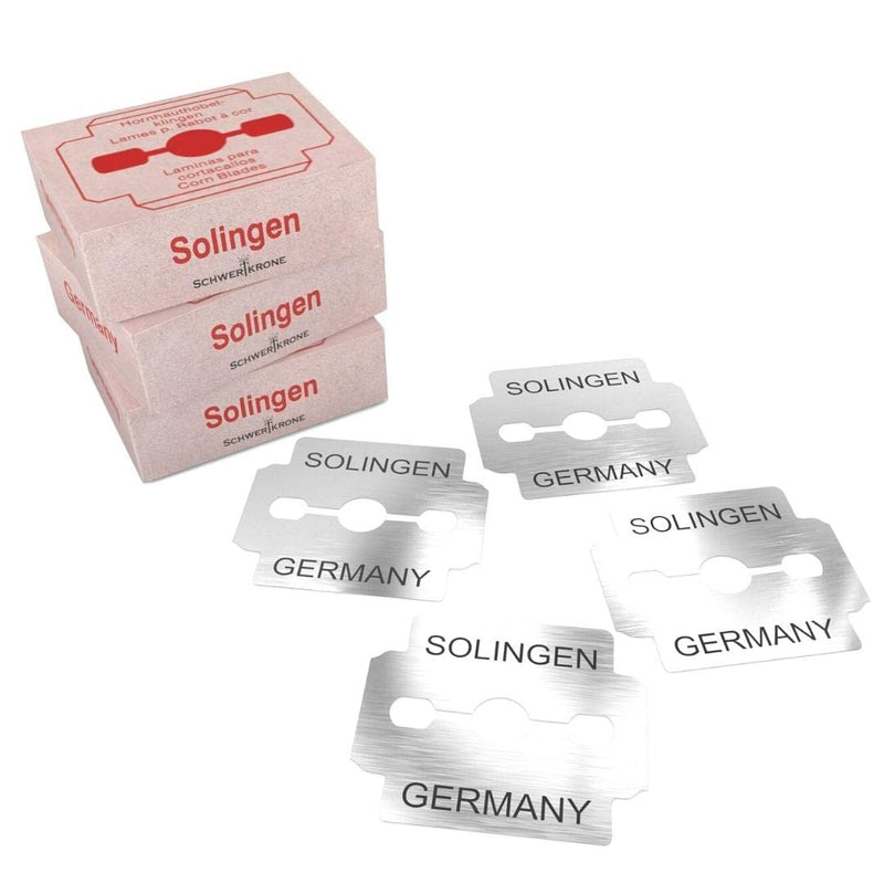 Callus planer blades/replacement blades Solingen for callus planers - rustproof 30 pieces/individually packed - NewNest Australia