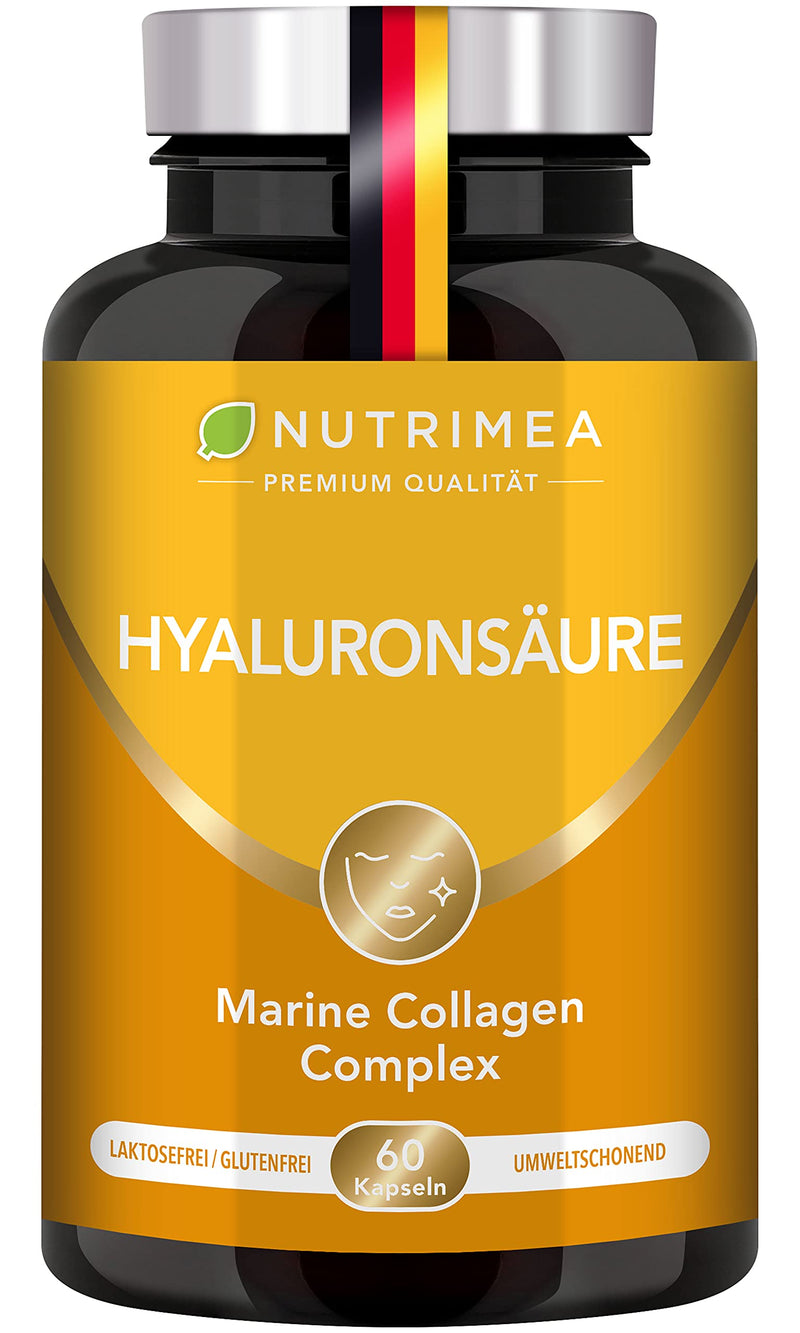 Hyaluronic Acid Capsules High Dose 400 Mg Marine Collagen Enriched With Vitamin C + Vitamin A - N¬∞ 1 From France - Premium Hyaluronic For Skin, Joints Anti-Ageing - NewNest Australia
