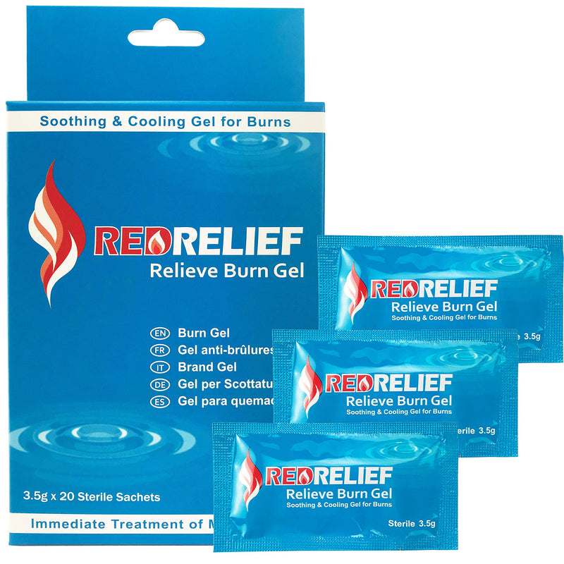 RedRelief Emergency Burn Gel 3.5G - Pack of 20 - NewNest Australia