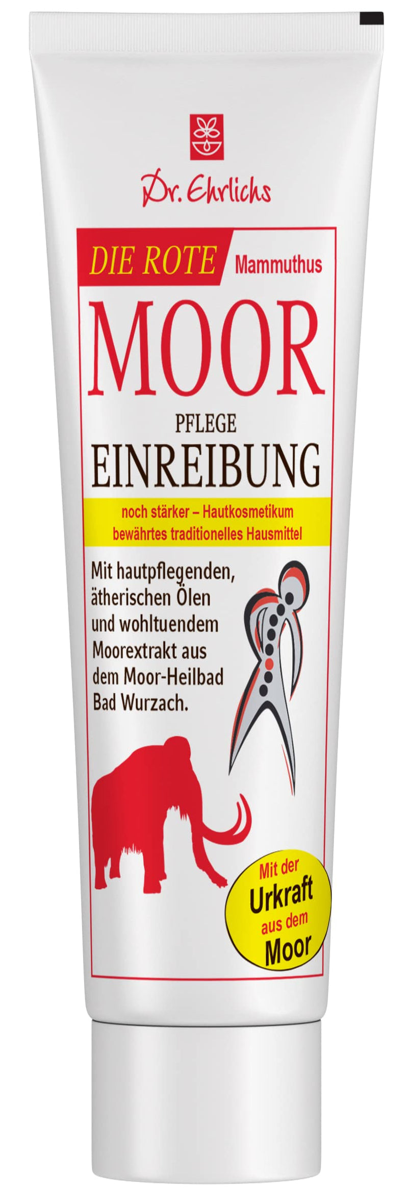 Dr. Ehrlich'S Red Mammuthus Moor Care Rub 100 Ml - Extra Strong Care For Mobile Muscles And Joints - Intensive Moor Ointment - Strong Heat Effect For Back, Neck, Shoulder And Joints - NewNest Australia