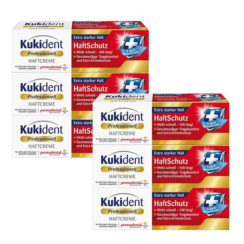 6x Kukident adhesive cream strong adhesive protection, 40g - NewNest Australia