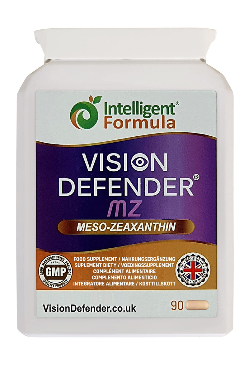 Meso Zeaxanthin Vision Defender Mz Dietary Supplement: For Eyes - Protect And Improve Macula Health And Eye Care With Vegan-Friendly Highly Effective Meso-Zeaxanthin (90 Capsules) - NewNest Australia