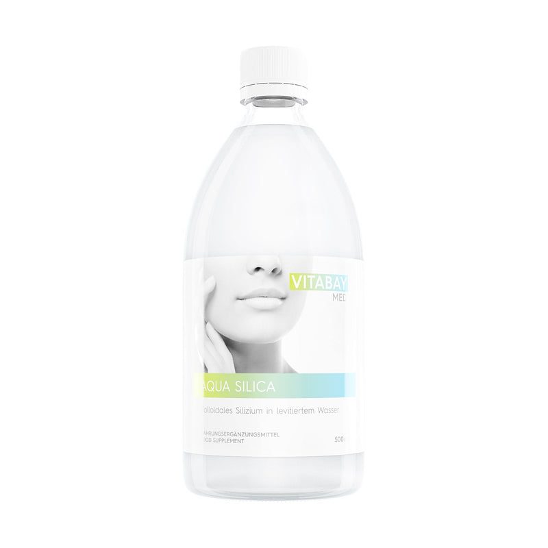 Vitabay Aqua Silica 500 ml • Organic colloidal silicon in levitated water • Important element for skin, hair and nails • Vegan • Made in Germany - NewNest Australia