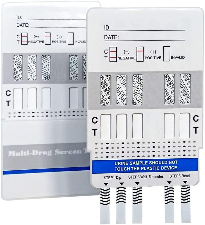 5 x One+Step Multi Drug Test - Determine 5 types of drugs with one test - NewNest Australia
