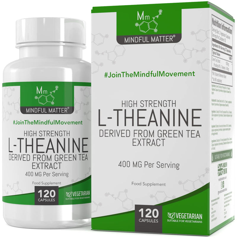 Mm L Theanine | 120 Theanine Capsules - 1000Mg L-Theanine High Dose Green Tea Extract With 400Mg L-Theanine Per Serving | Theanine L Theanine | Gmo, Gluten & Allergen Free | Made In The Uk - NewNest Australia