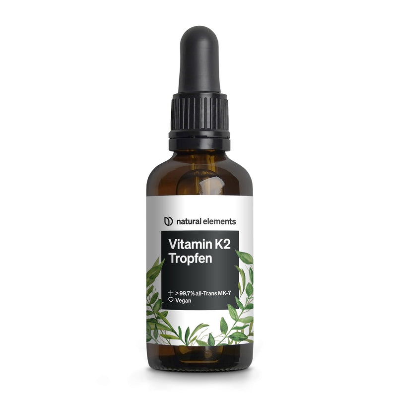 Vitamin K2 MK-7 200µg - 1700 drops (50 ml) - all-trans content >99.7% (K2VITAL® from Kappa) - laboratory tested, vegan, high dosage & produced in Germany - NewNest Australia