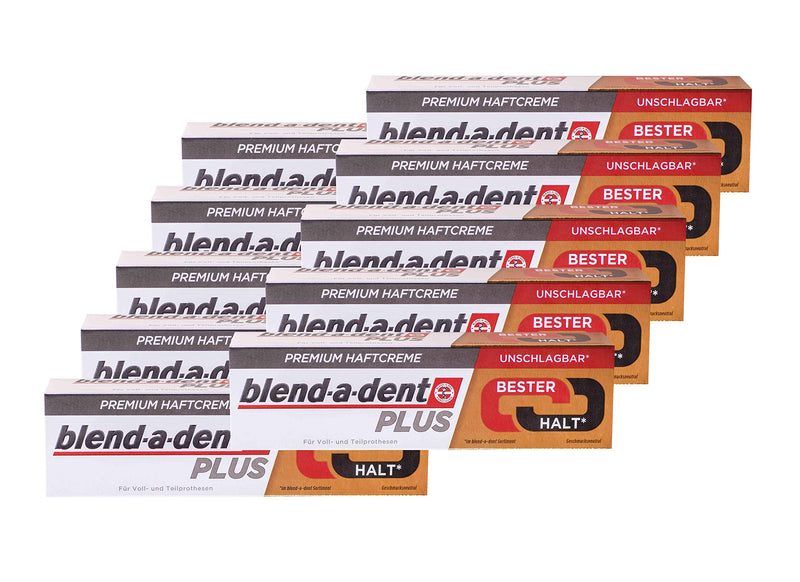 10x 40g blend-a-dent PLUS premium adhesive cream - neutral in taste - Duokraft - NewNest Australia