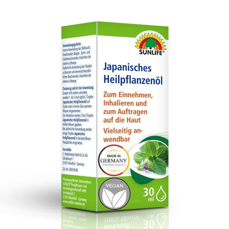 Sunlife Japanese Medicinal Plant Oil 30 Ml - Essential Oil For Oral, Inhalation & Rubbing - Active Ingredient 100% Mint Oil - Japanese Mint Oil - Muscle Pain - Mint Cold Oil - NewNest Australia
