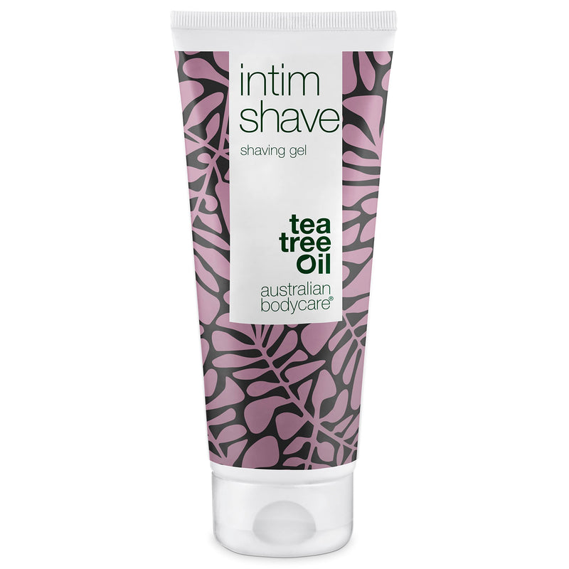 Shaving gel intimate area 100 ml | 100% Vegan | Transparent shaving gel for intimate shaving | Against ingrown hairs, red pimples, razor burn during hair removal in the intimate area | Natural tea tree oil - NewNest Australia