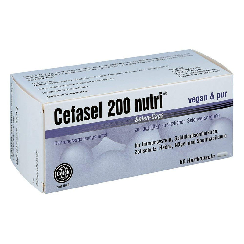 CEFASEL 200 nutri selenium caps - NewNest Australia