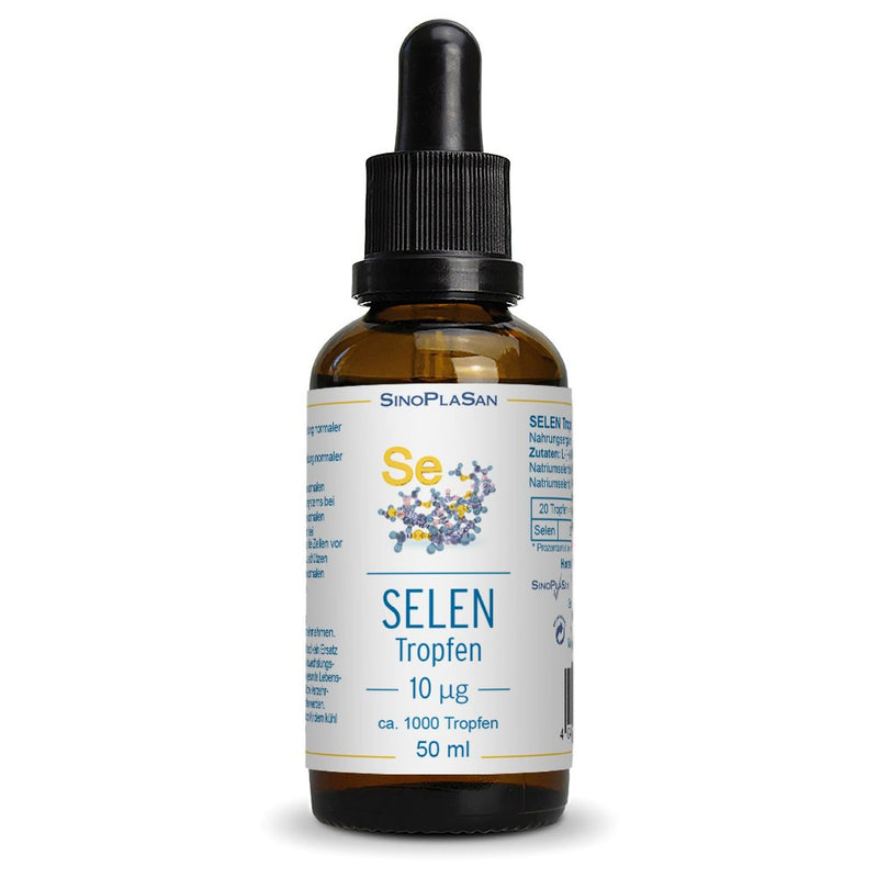 Selenium drops liquid 200µg, 10µg per drop, 200µg per daily dose, VERY HIGH ABSORPTION, vegan, WITH ALL ANALYSIS - NewNest Australia