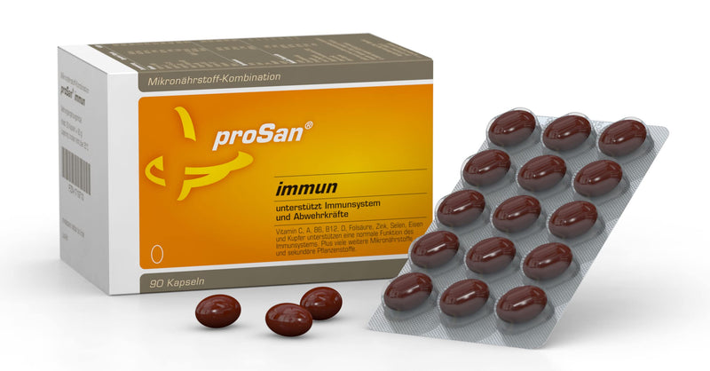 Prosan Immune Capsules (90 Capsules) - Strengthen Immune System, Prevent Cold - High Dose Supplement: Vitamins, Minerals, Pomegranate Polyphenols, Grape Seed Opc And Much More. - NewNest Australia