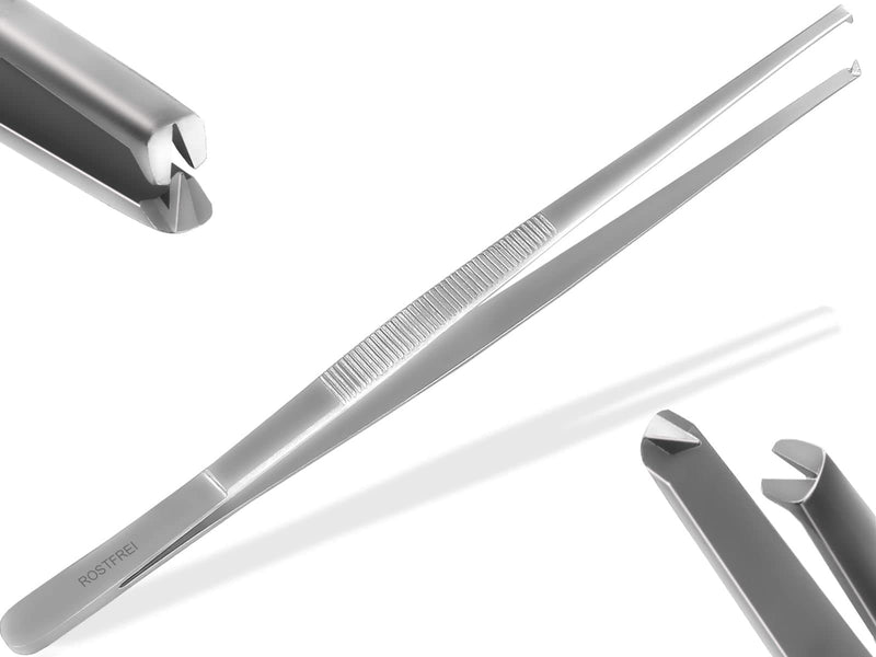 Professional tweezers straight 10.5 cm to 60 cm SELECTION, with internal teeth NEW (35 cm) 35 cm - NewNest Australia