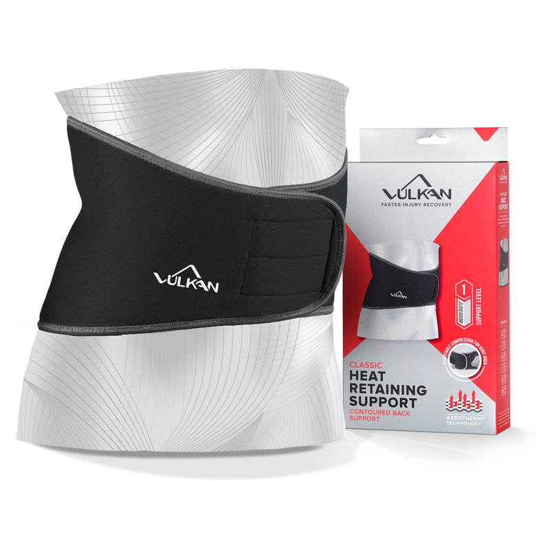 Vulkan Classic Back Support, Xx-Large, 110Cm Plus, Lumbar Support Brace For Muscle Pain And Pose, Lower Back Belt, Braces For Workout, Athletics, And Fitness Training - NewNest Australia