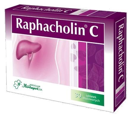 Raphacholin C 60 Tablets - Liver Detox Cleanse Regeneration Support Constipation Relief 100% Natural Digestion Aid - Stomach Pain Bloating Gas Flatulence Acid Reflux Heartburn Treatment - NewNest Australia