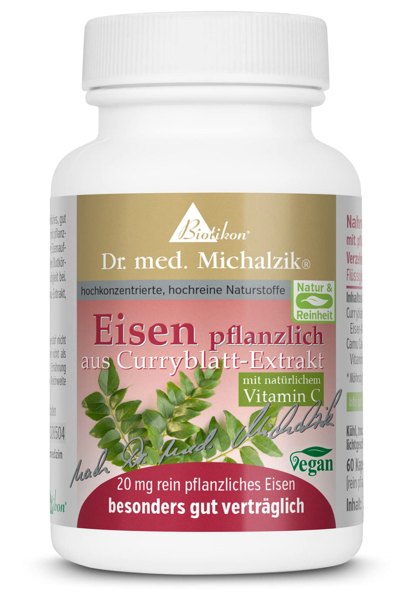 Iron plant-based Dr. med. Michalzik - without additives - from Biotikon® - NewNest Australia