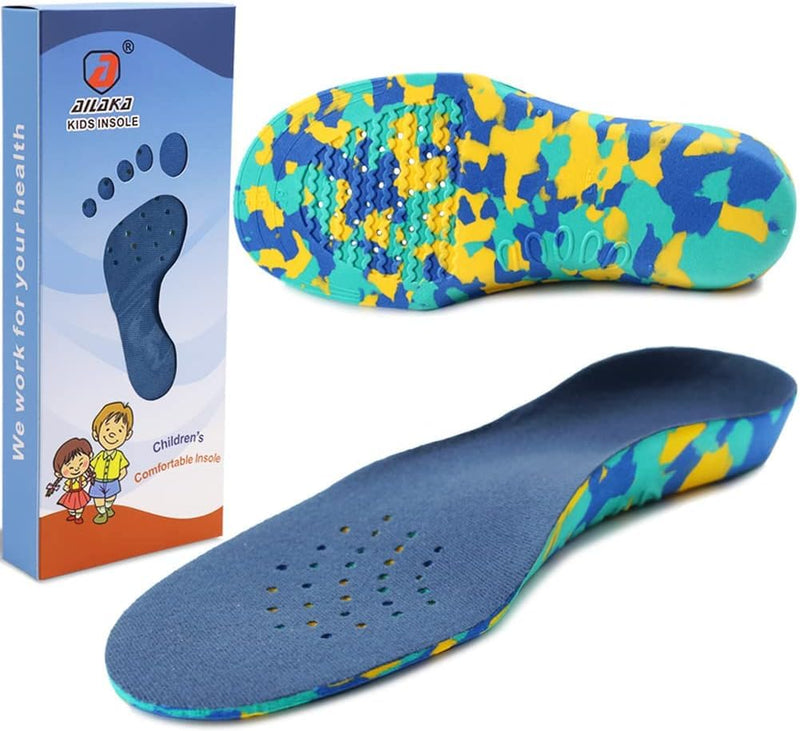 Ailaka Orthopedic Arch Insoles For Children - Comfort Insoles High Arch Orthopedic Cushioning Insole, Eva Foam Insoles For Children With Flat Feet And Plantar Fasciitis - NewNest Australia