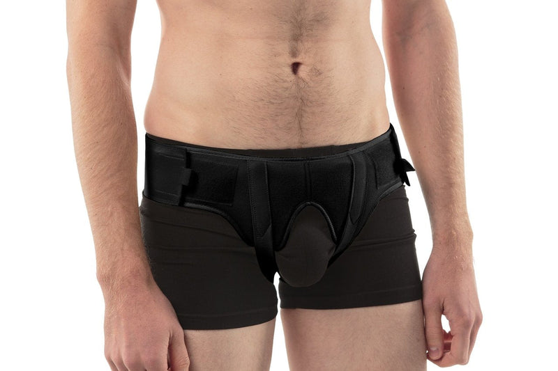 Aheal Inguinal Hernia Men'S Medical Support Belt - Hernia Belt For Men, Soft Elastic Hernia Band, Pain Relief Inguinal Hernia Belt & Hernia Belt - Size 2, Black - NewNest Australia