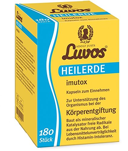 Luvos Healing Clay Imutox Economy Set 2 X 120 Capsules. To Support The Organism In Body Detoxification By Binding Harmful Substances And Environmental Toxins From Food. - NewNest Australia