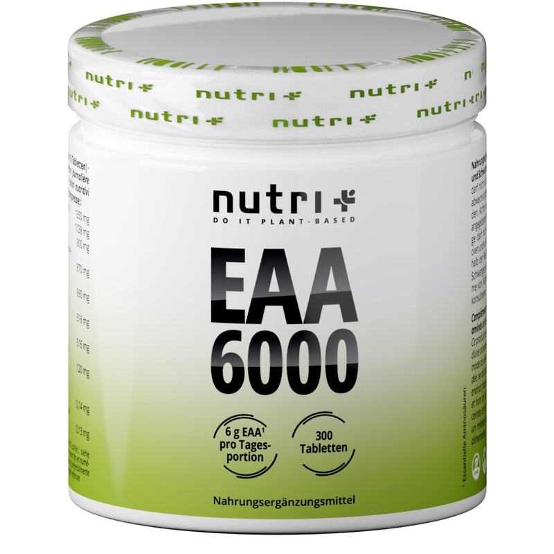 Eaa Tablets High Dose + Vegan - 300 Tablets Each 1025 Mg - Essential Amino Acids - Eaas Without Carbohydrates + Magnesium Stearate - Amino Acid Supplement - Protein Tablets - NewNest Australia
