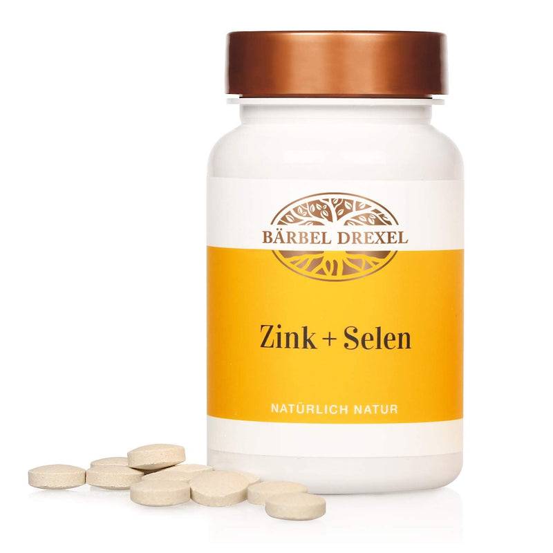 BÄRBEL DREXEL® Zinc + Selenium Capsules High Dose (145 Pieces) Unique Active Combination, 100% Vegan Made in Germany, Zinc Glycinate, Skin Hair Nails Bones Strengthen the Immune System, Selenium Yeast 145 Pieces (Pack of 1) - NewNest Australia