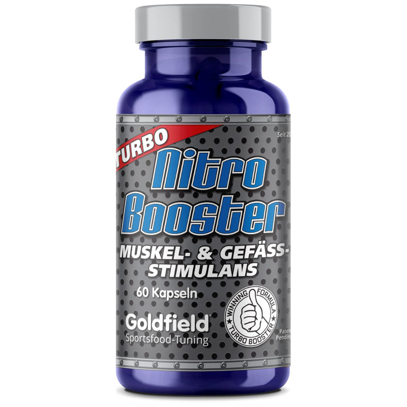 Goldfield Nitro Booster - 60 Capsules Nutrient Booster | Improves The Availability And Effects Of Many Nutrients - With L-Arginine Alpha Ketoglutarate, L-Arginine Hcl - NewNest Australia
