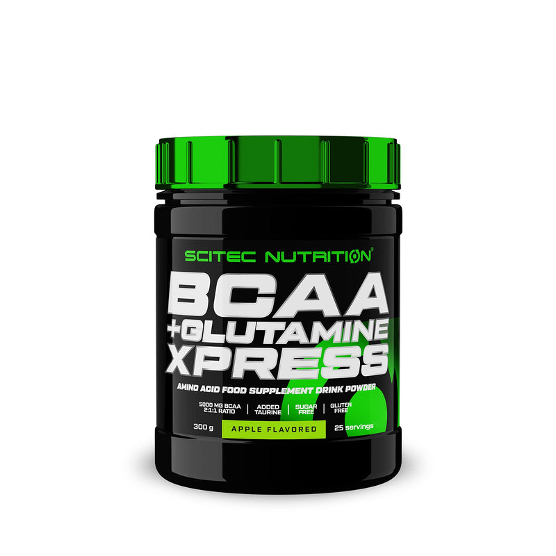 Scitec Nutrition AMINO BCAA + Glutamine Xpress, apple, 300 g 300 g (pack of 1) - NewNest Australia