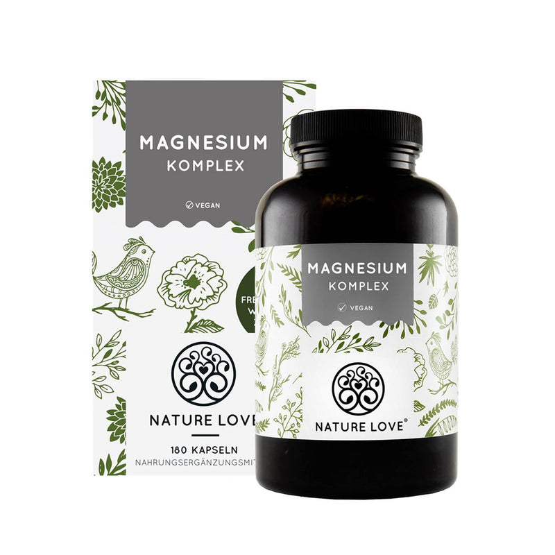 Magnesium Complex, 400 Mg Elementary Magnesium Per Daily Dose, Magnesium Citrate, Magnesium Oxide, Magnesium Bisglycinate, Magnesium Malate, Magnesium Ascorbate, Vegan And High Dosage - NewNest Australia