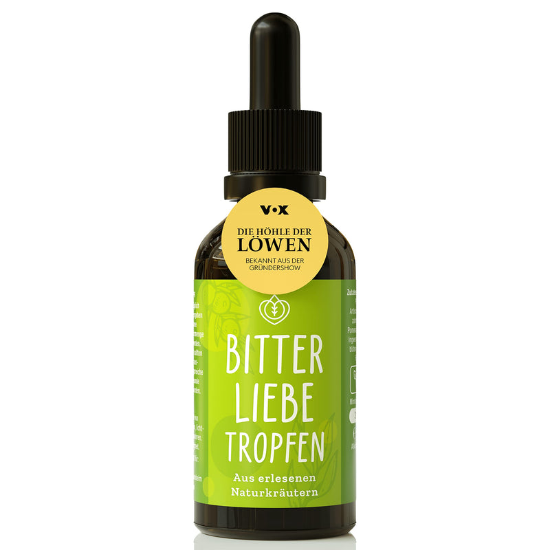 Bitterliebe 50 Ml, Contains Bitter Substances, Delicious Formula Inspired By Hildegard Von Bingen (Including Gentian Root, Ginger, Artichoke, Cardamom, Fennel). - NewNest Australia