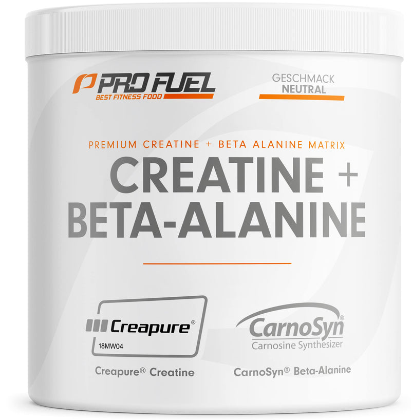 Creatine Monohydrate + Beta-Alanine 300 G - Premium Creapure Creatine 5 G + Carnosyn Beta-Alanine 5 G Per Serving - Ultra High Dose For Weight Sports & Bodybuilding - Made In Germany - Tasteless - NewNest Australia