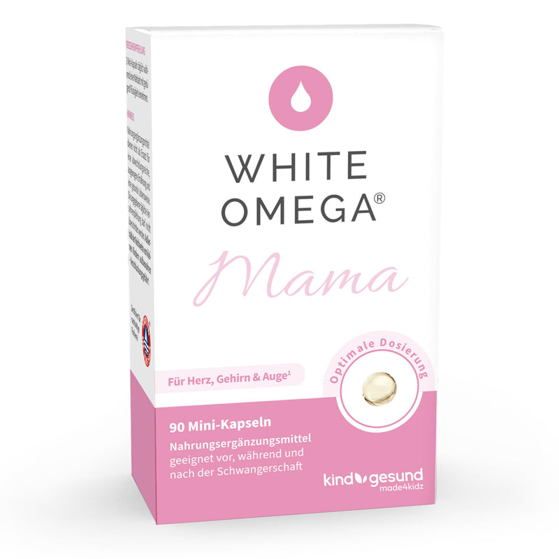 Omega-3 capsules for mothers - before, during and after pregnancy - 293 mg DHA and 173 mg EPA - extra easy to swallow - 90 mini capsules - NewNest Australia