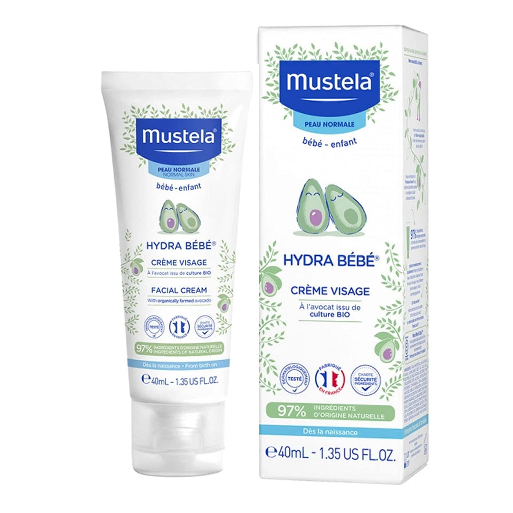 Mustela Hydra Bebe Face Cream from Birth, 40 ml 40.00 ml (Pack of 1) - NewNest Australia