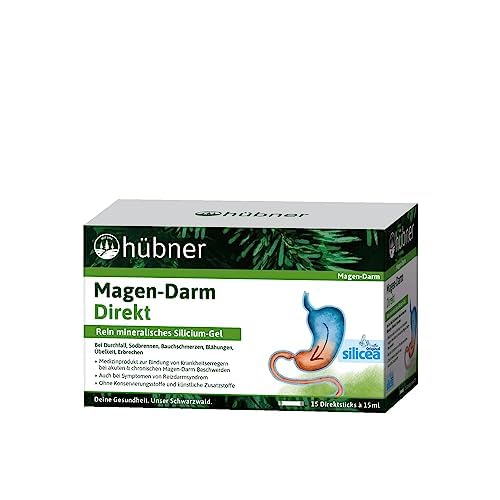 hübner - Gastrointestinal DIRECT - SILICON (SILICIC ACID GEL) Practical direct sticks Free from gluten, lactose, yeast, vegan and without additives - NewNest Australia