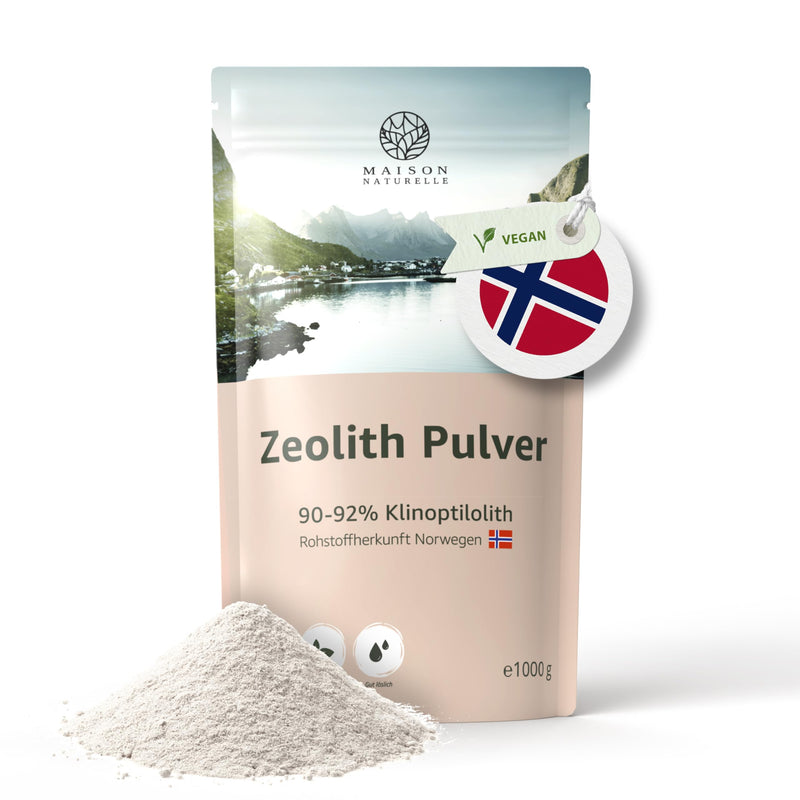 Maison Naturelle ® - Zeolite Clinoptilolite Powder (1000 G) - Tribomechanically Micronized & Activated 1.00 kg (Pack of 1) - NewNest Australia