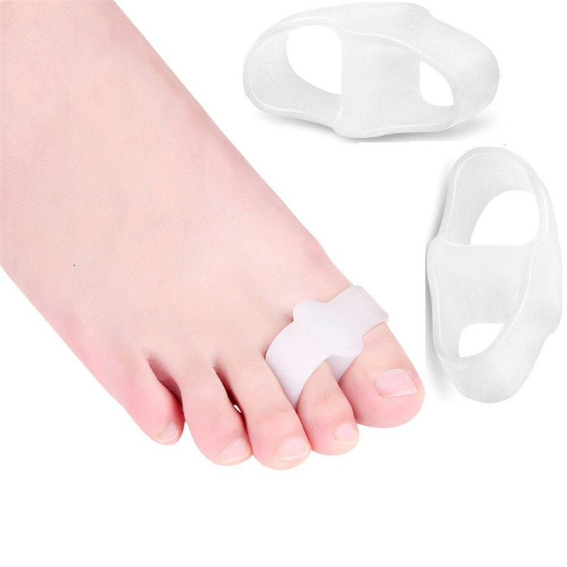 Xwanli 4 Silicone Soft Gel Toe Separators For Hallux Valgus Therapy, Prevention Of Pain And Relaxation Of Feet, Two Toes, Bunion Protection, For Women, Men & Children - NewNest Australia