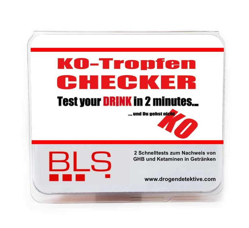 KO drops drug test for drinks - rapid test for the determination of KO drops/GHB/ketamines in drinks within 2 minutes on site/double pack - NewNest Australia