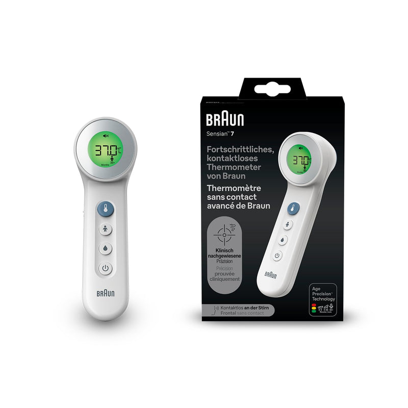 Braun No touch + touch thermometer with Age Precision, BNT400WE - NewNest Australia