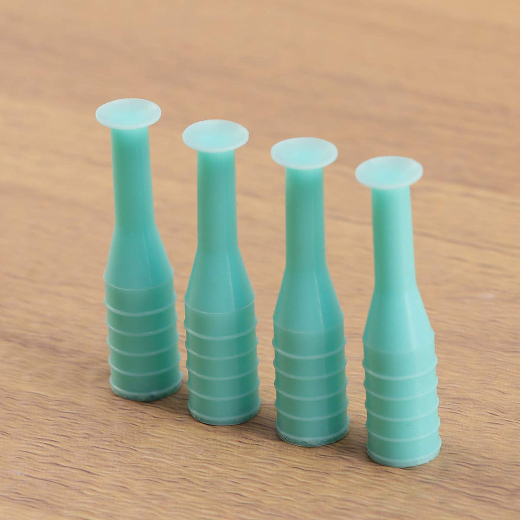 SUPVOX Lens Suction Cup Contact Lens Suction Cup Silicone Bottle Travel Contact Lenses Removing and Carrying Pack of 4 without Case (Green) - NewNest Australia