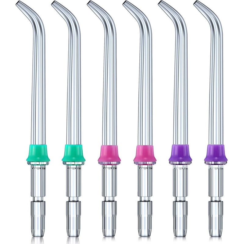 Replacement Classic Jet Tips Dental Water Jet Nozzle Accessories for Wasserpik Water Flossers (Like WP-100) and Other Oral Irrigators (6 Pieces) 6 Pieces - NewNest Australia