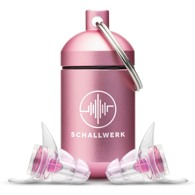 Schallwerk  Women+ | Discreet Ear Protection Earplugs - Dampens Noise & Retain Sound Quality - Transparent Ear Plugs - Ear Plugs Suitable For Music, Festival, Work & Learning - NewNest Australia