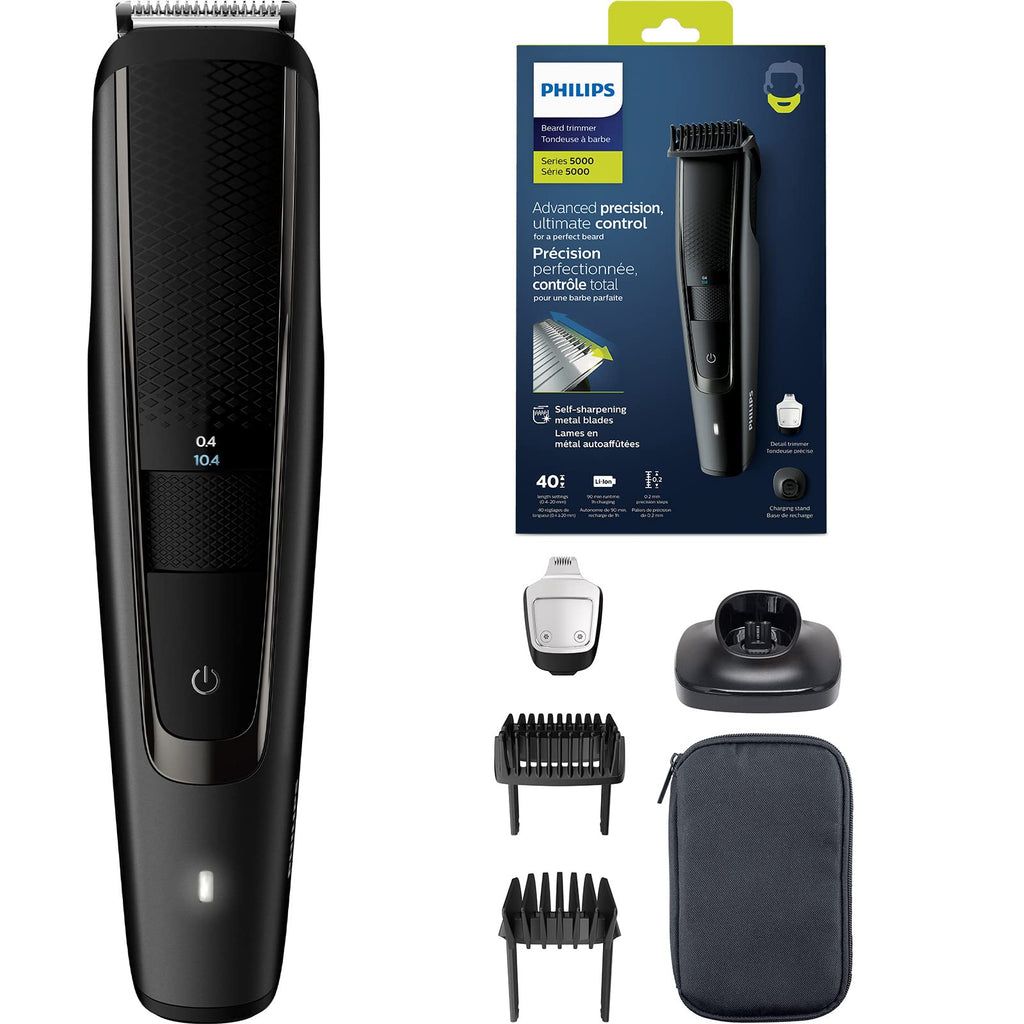 Philips Bt5515/15 Beard Trimmer With 40 Length Settings, Even Trimming Thanks To Lift & Trim Pro System, Self-Sharpening Metal Blades, 90 Minute Battery Life, Wireless, Black - NewNest Australia