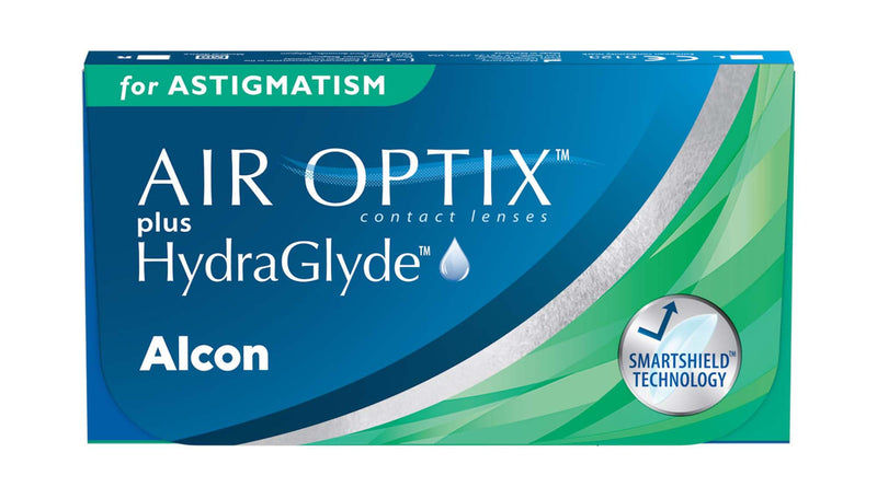 Air Optix plus HydraGlyde for Astigmatism monthly lenses soft, 3 pieces, BC 8.7 mm, DIA 14.5 mm, CYL -2.25, AXIS 170, -3.5 diopters - NewNest Australia